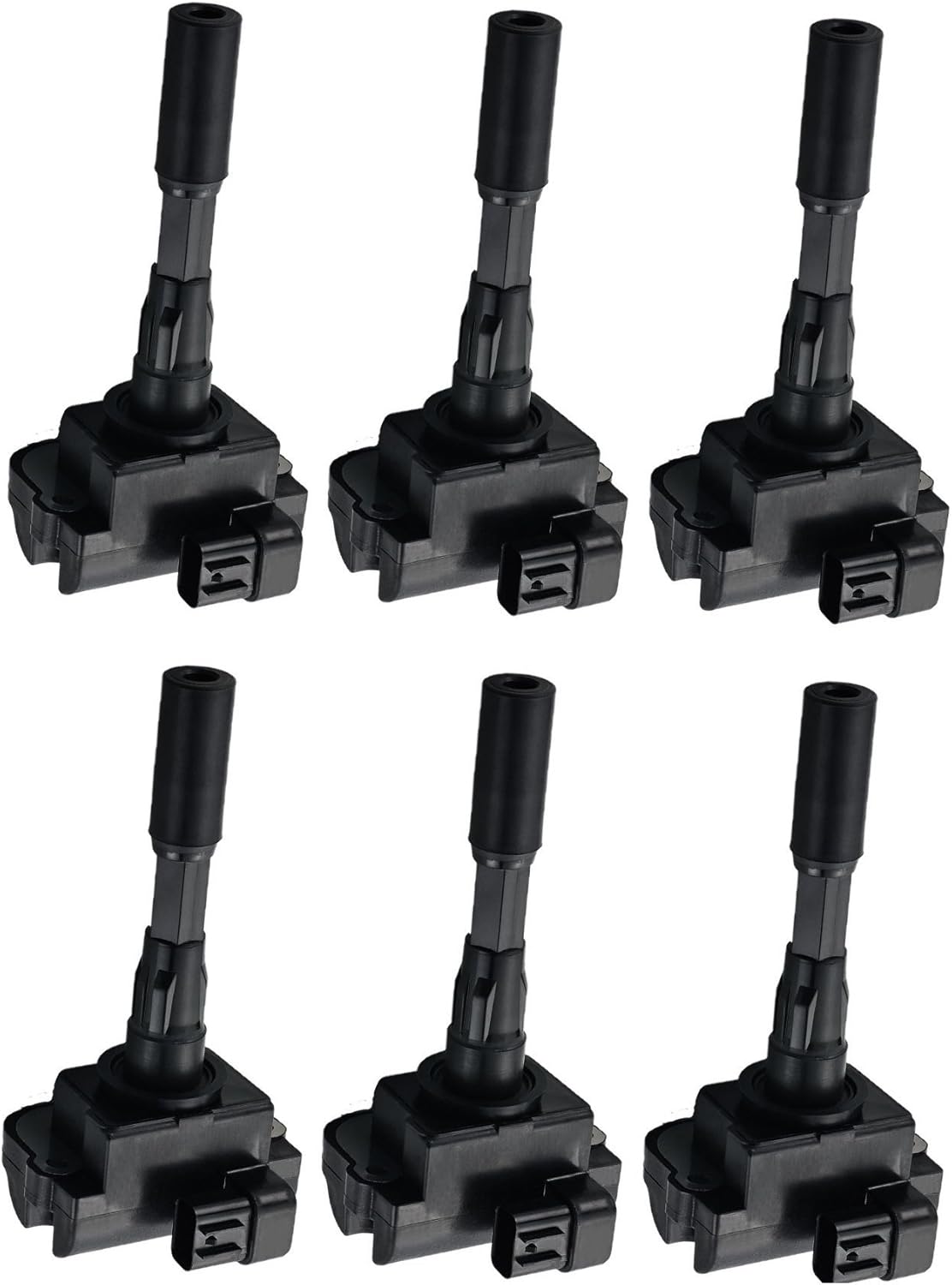 ENA Set of 6 Ignition Coil Pack Compatible with Acura Legend 1991 1992 1993 1994 1995 3.2L, NSX 1991-1994 3.0L V6 Coils Replacement for C964 30520PR7A02 UF90 48825 88921327 GN10063 IC171 IC173