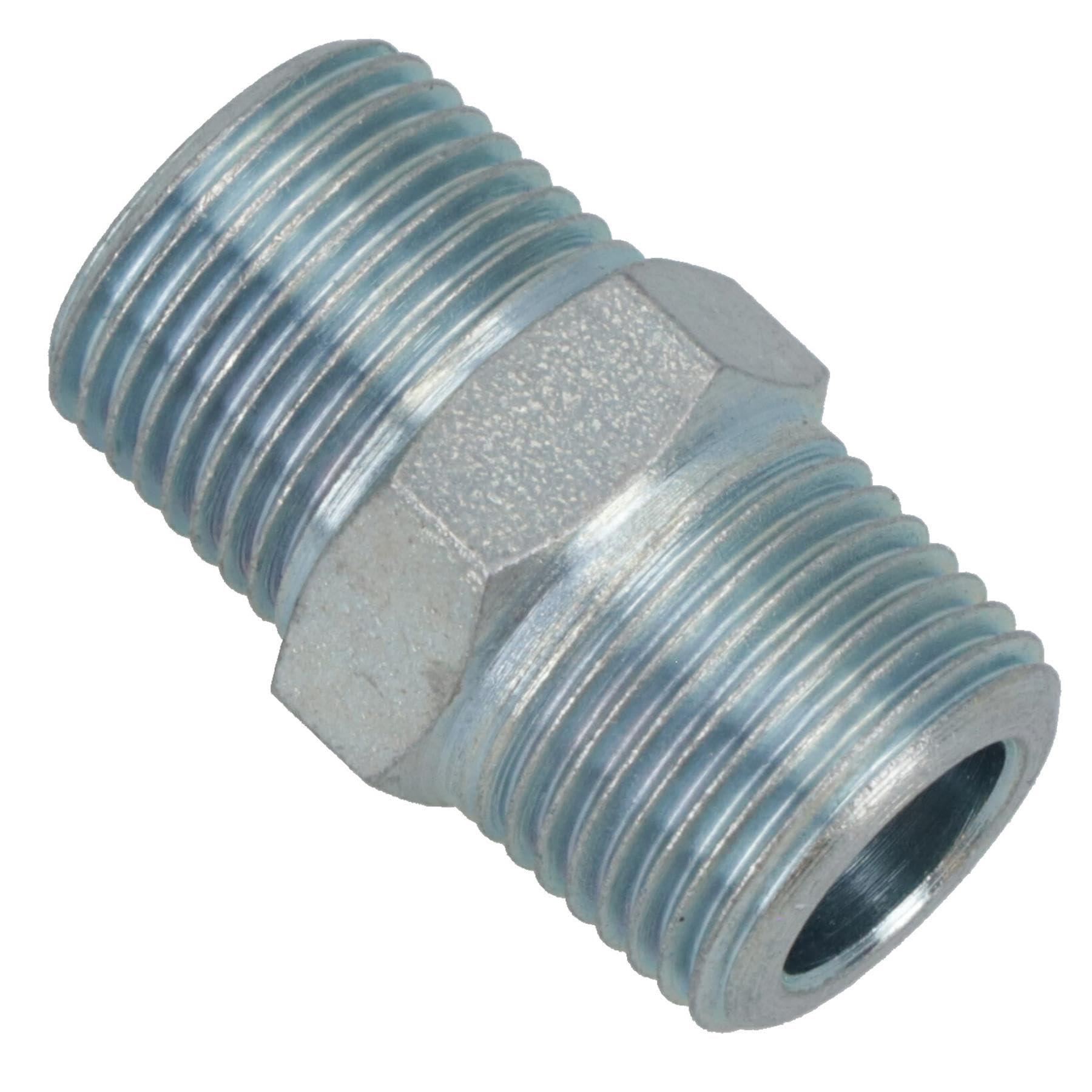 B&Q -  3/8" Bsp Male To Male Air Line Hose Compressor Fitting Connector Union Ft048