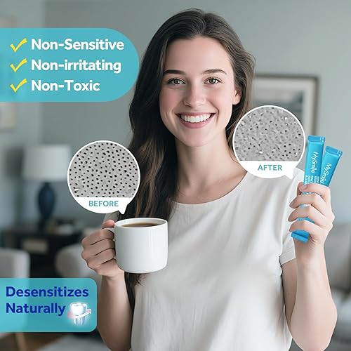 Miniatura 5 de MySmile Enjuague bucal para dientes sensibles, lavado bucal nano hidroxiapatita, tamaño de viaje, sin flúor, sin alcohol, remineralizante para