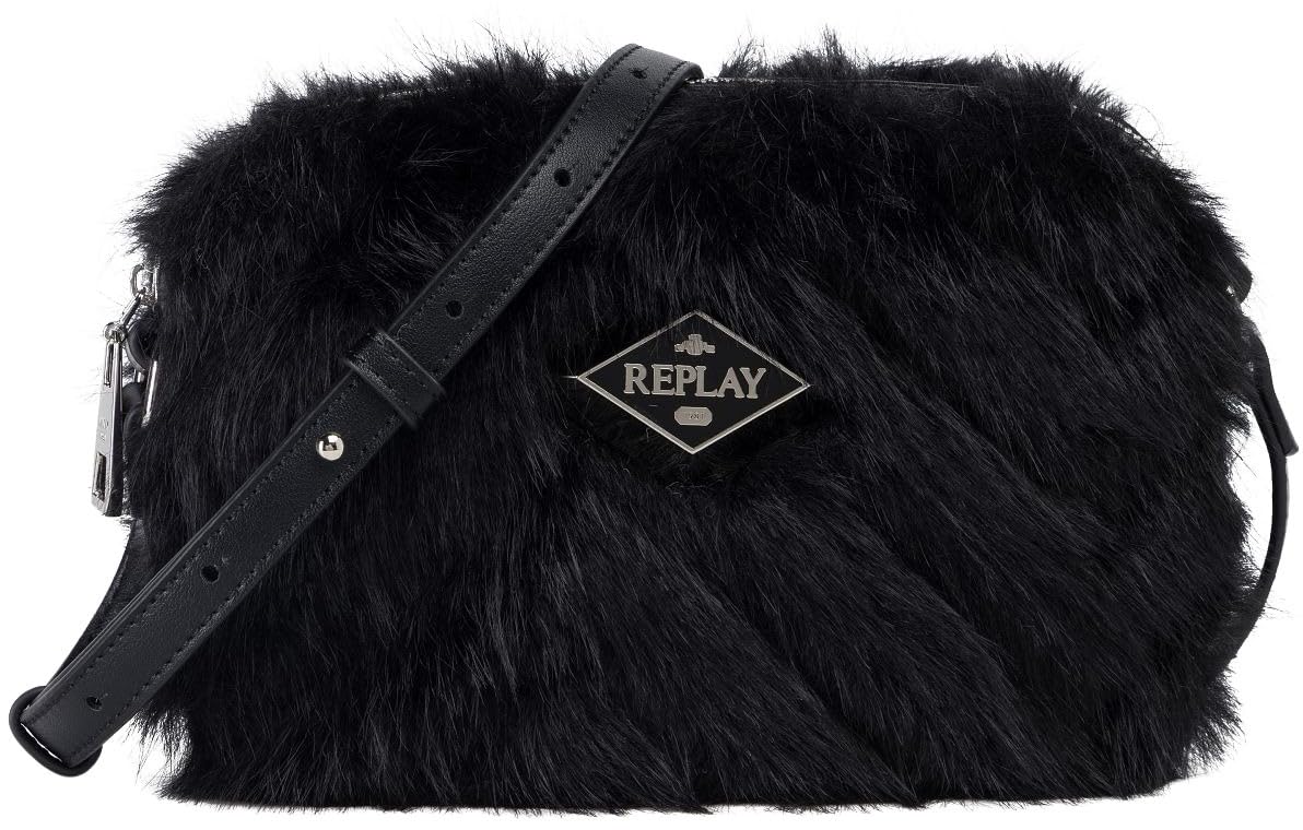 Replay Women Fw3794 Shoulder Bag, 0098 Black, Einheitsgröße