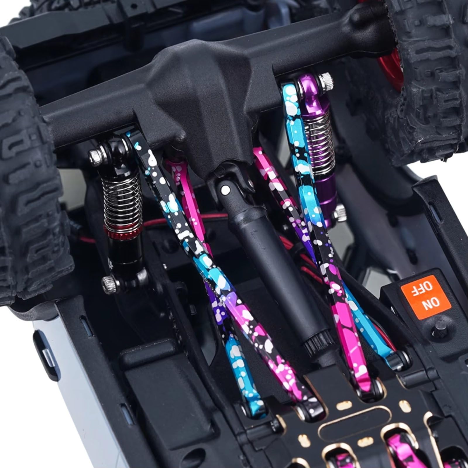 Upgrades High Clearance Chassis Links Set Für Axial SCX30 1/30 Zubehör