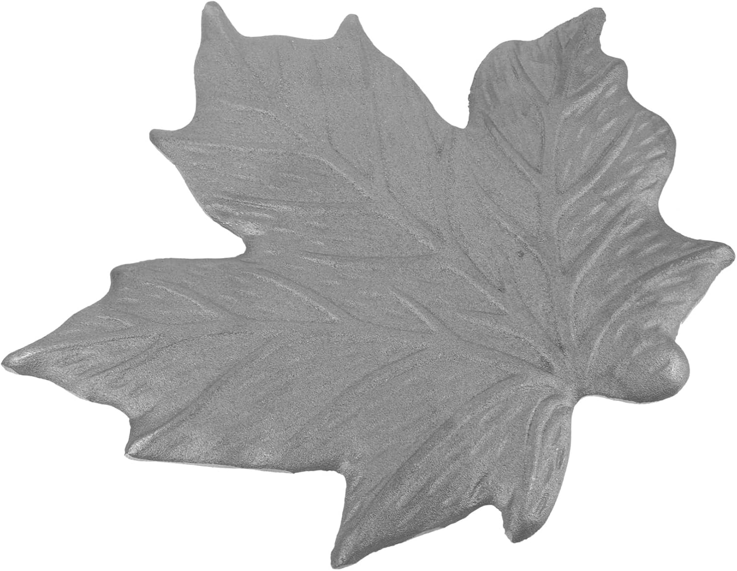 Stepping Stone Decor Maple Leaf Design Garden Ornament for Pathway and Lawn Iron Material for Outdoor Walkways and Landscaping