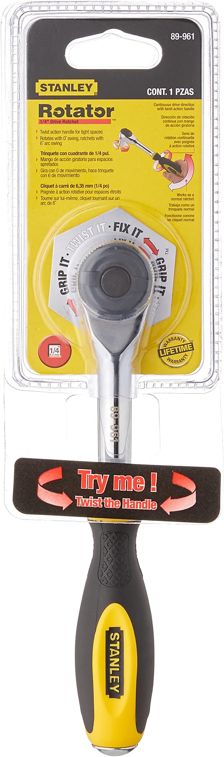 Stanley Hand Tools 89-961 001PC 14DR ROTATOR RATCHET