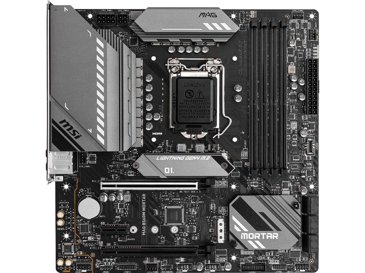 Amazon.com: MSI MAG B560M Mortar Gaming Motherboard (mATX, 11th