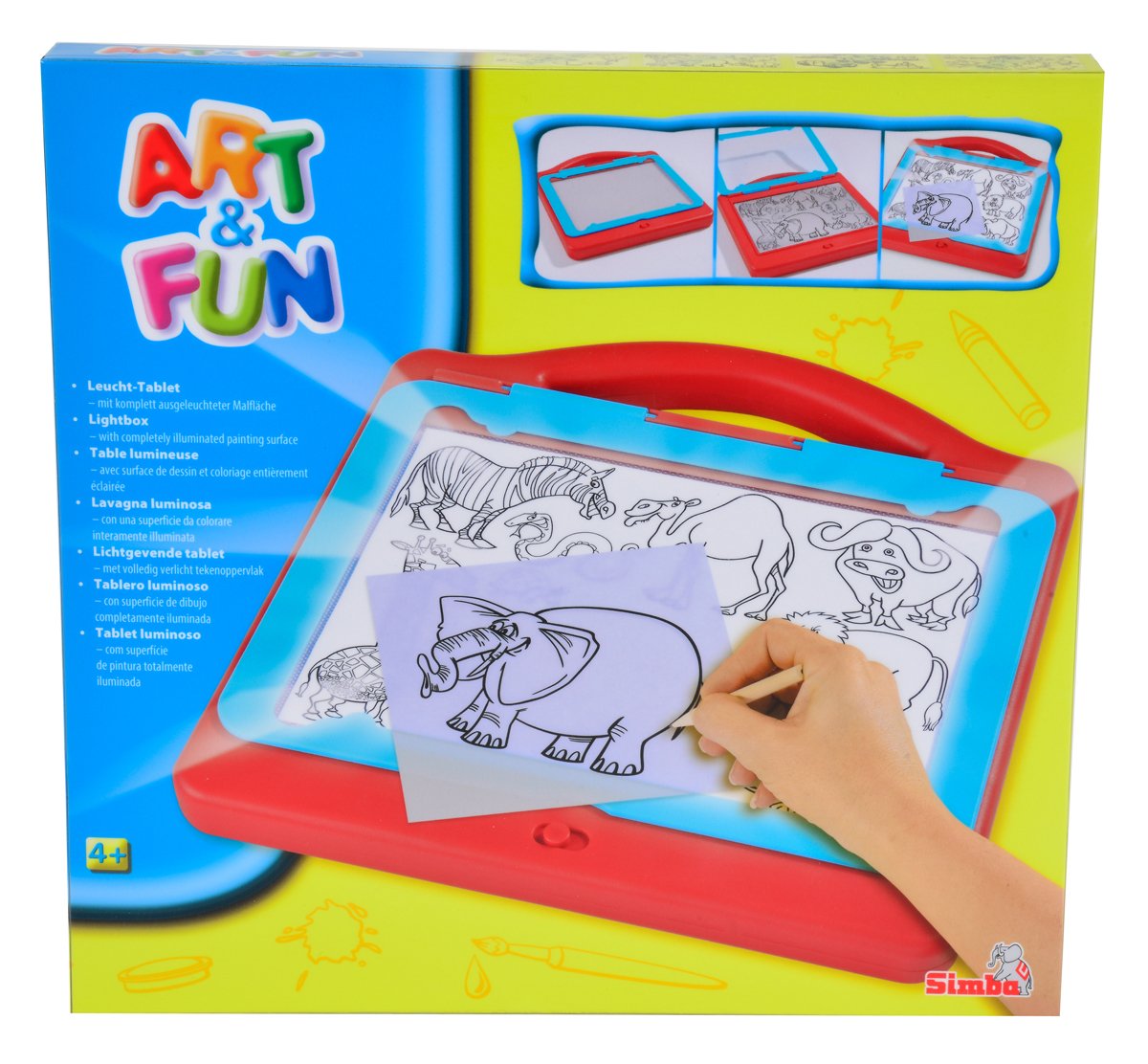 Simba 106331443 - Art & Fun Light Tablet