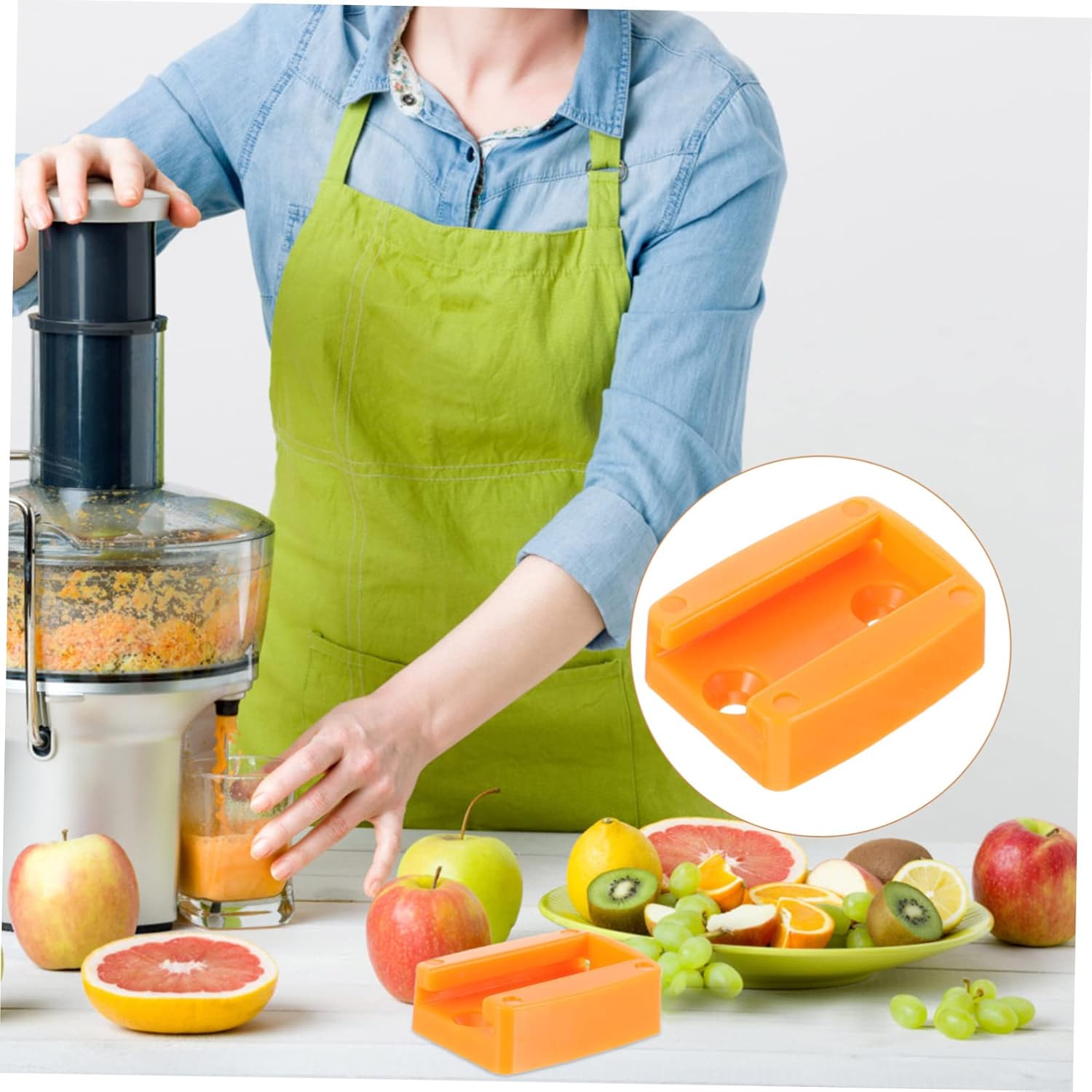 GANAZONO 4pcs Professional Orange Juicer Replacement Part Compact Peeler Machine Holder for Xc Sturdy and Easy to Clean Juicer Accessory Efficient Design for Safe Operation