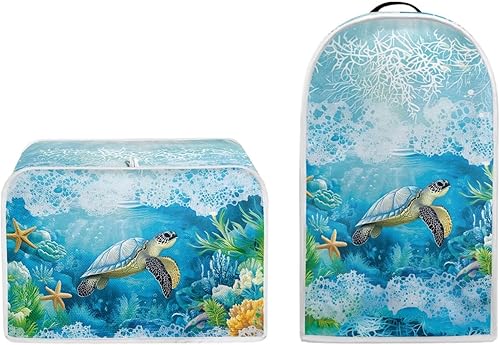 Vista 109 de doginthehole Lindos elefantes decorativos para electrodomésticos pequeños, juego de cubiertas de protección de huellas dactilares para cocina