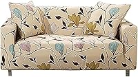 Vista 10 de HOOBUY Funda de sofá estampada, Funda elástica para sillón, funda de sofá biplaza con patrones para sillón con cojines de 2 plazas, Juego de sofá Bd