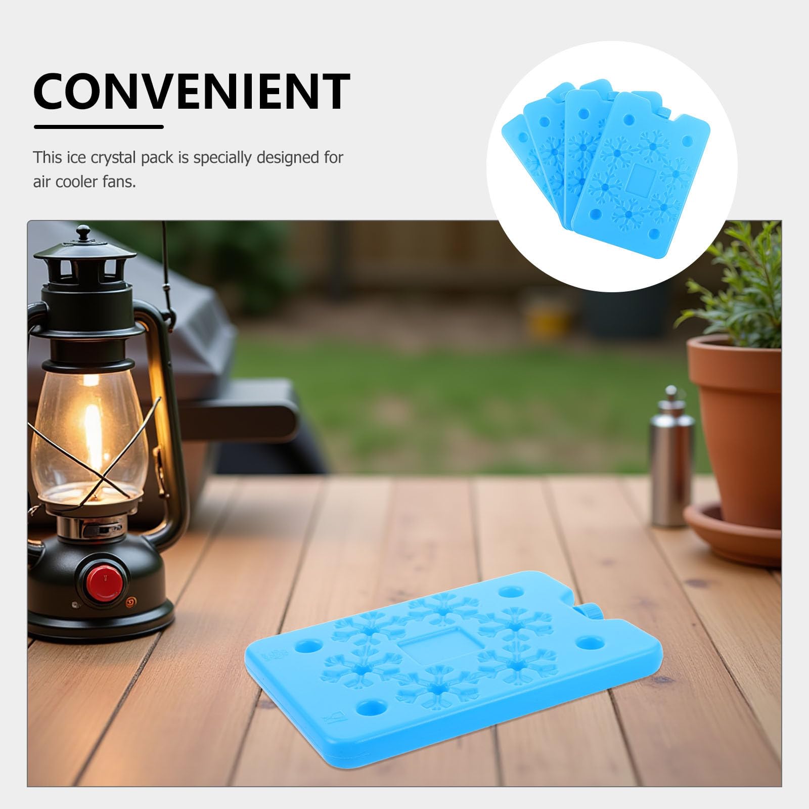 Healeved 4 Piezas Acumulador de Frío Reutilizable Extraplano para Neveras Portátiles con Agua Destilada No Tóxico para Camping y Viajes al Aire