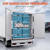 Vista 4 de VEVOR Barra de carga, Barra de carga dentada ajustable de 89" a 104", Barra estabilizadora de carga de acero resistente con capacidad de 309 lbs