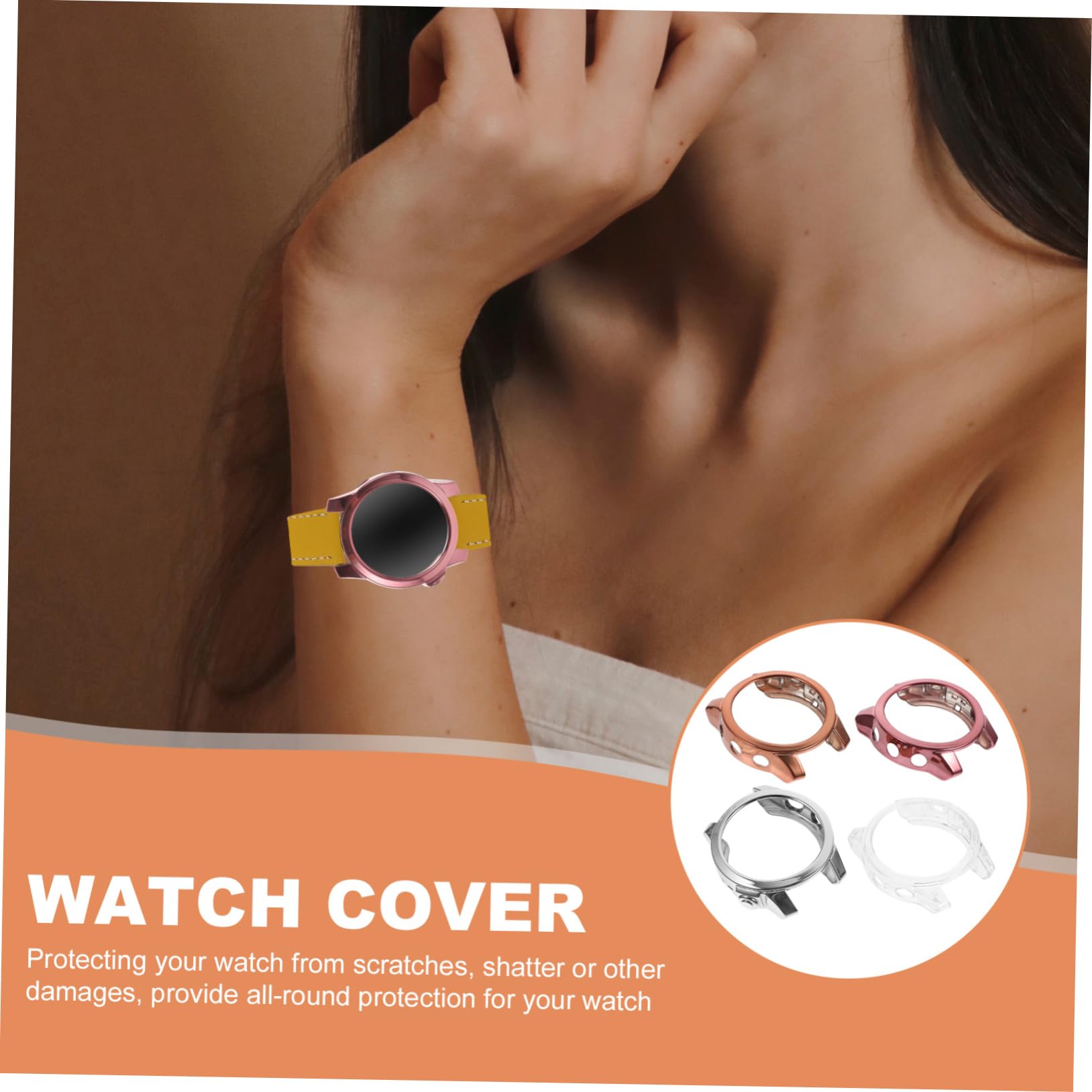 OSALADI 12pièces Coque De Protection pour Montre Protection Écran Détachable Anti-Rayures Design Léger Compatible avec Charge Directe Accessoire Pratique pour Quotidien