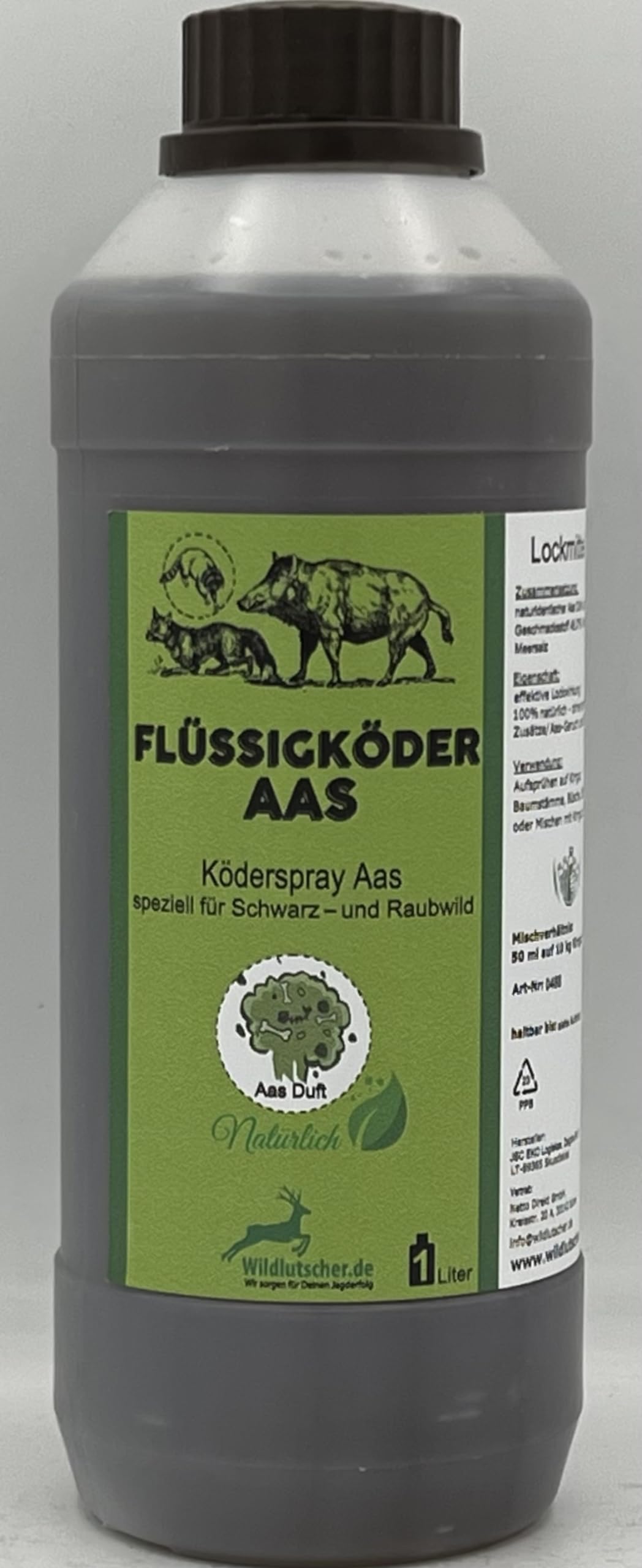 Flüssig Köder AAS Duft 1 Liter speziell für Schwarz- und Raubwild