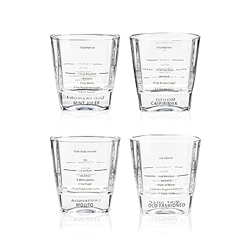 洋書 Kitchen Glassware 7th 09年　ディプレッションガラス Amazon.com | Ziliny 4 Pcs Creative Glassware Set Wave Shape