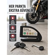 My Best Store Titre im Sens rl  Alarml  Motosiklet Disk Kilidi 14mm  elik  ift Kilitleme