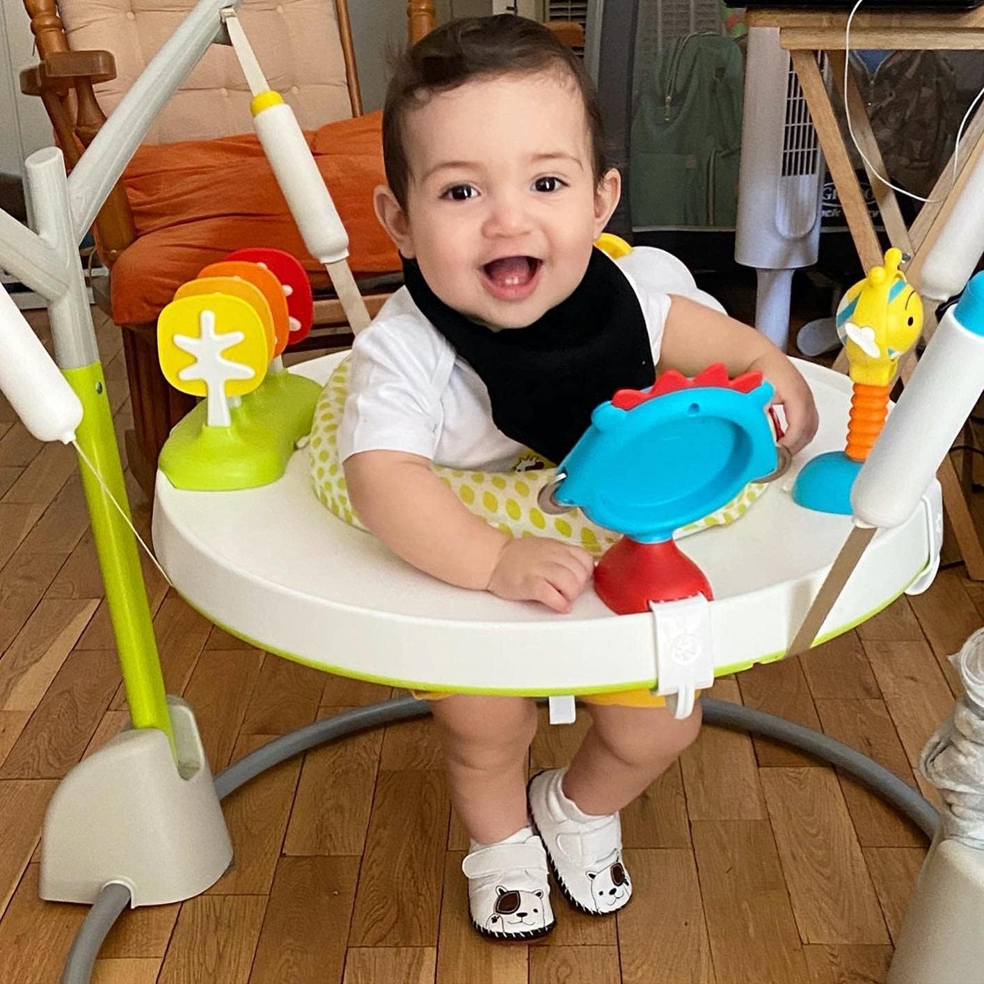 HsdsBebe Baby Boys Girls Pu Leather Hard Bottom Walking Sneakers Toddler Rubber Sole First Walkers Infant Cartoon Slippers Crib Shoes - Image 3