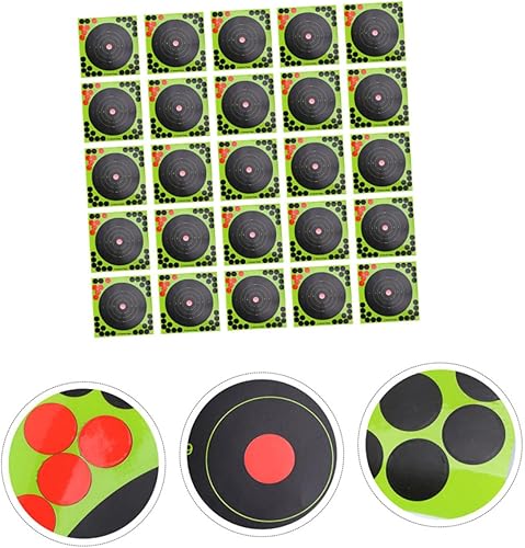 Miniatura 8 de Kisangel 40 hojas de papel accesorio adhesivo reactivo objetivos adhesivos adhesivos para uñas adhesivos accesorios dardos profesionales suministro