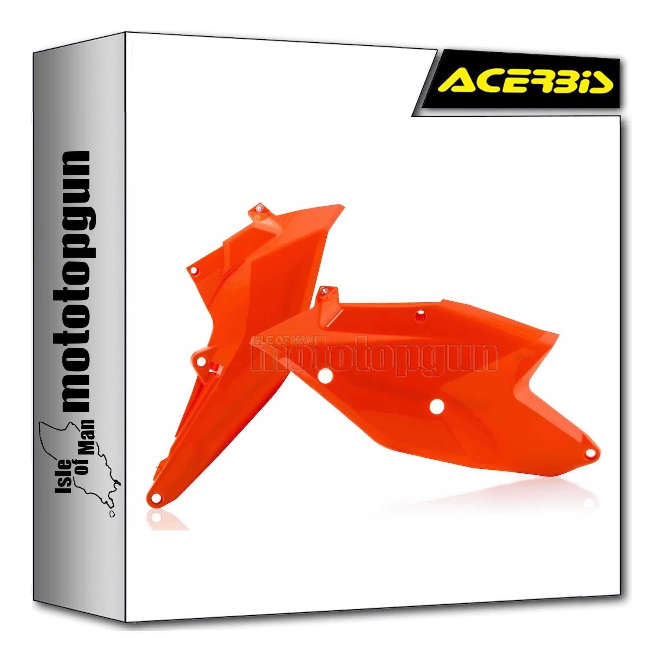 Side panels orange Acerbis pour KTM EXC 300 2017 moto - 3
