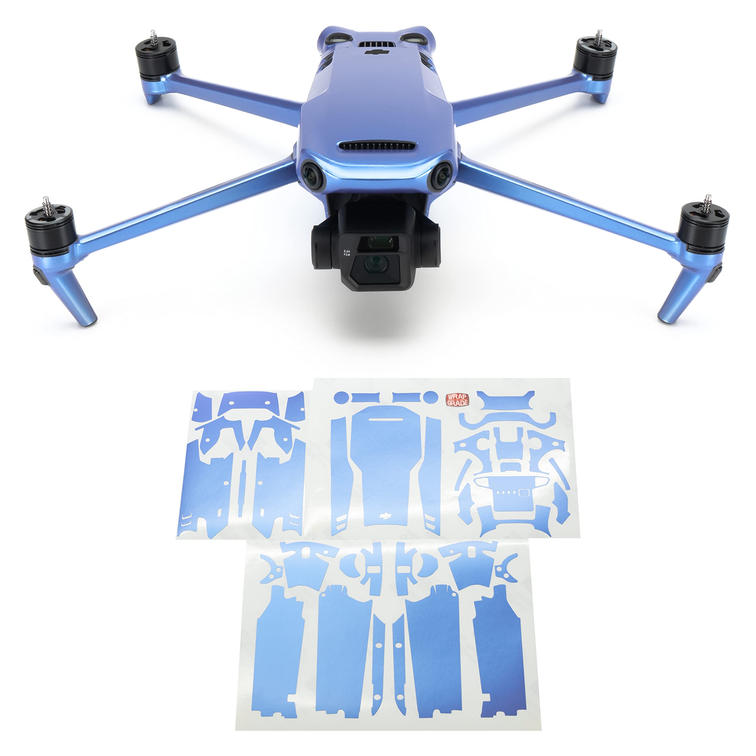 WRAPGRADE Full Skin Stickers for DJI Mavic 3 / Mavic 3 Classic (Celeste Blue)