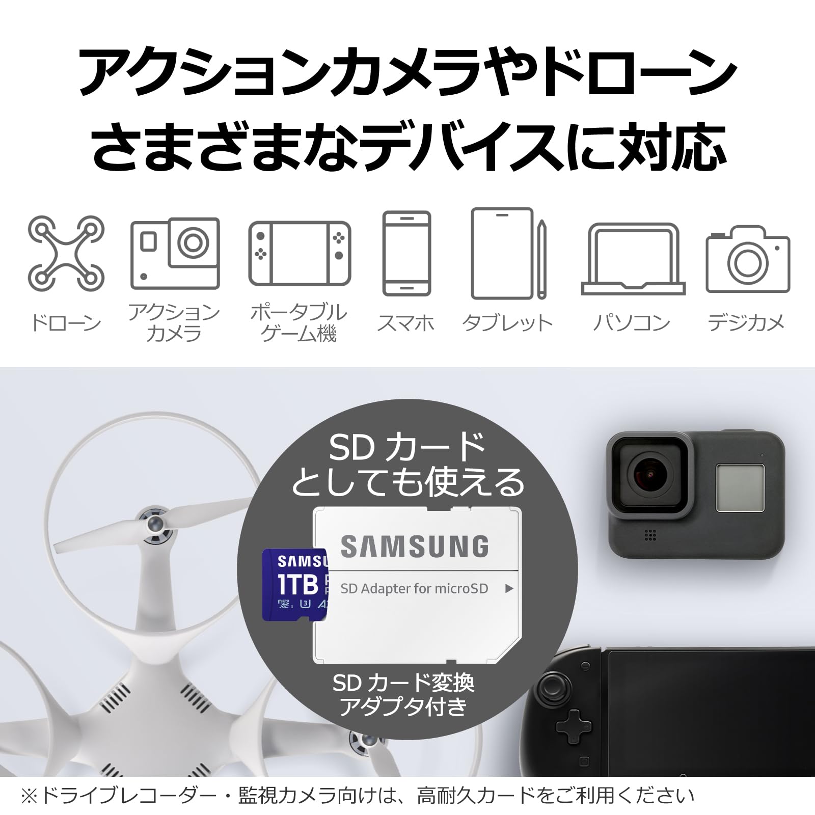 サムスン PRO Plus マイクロSD 512GB 180MB/s