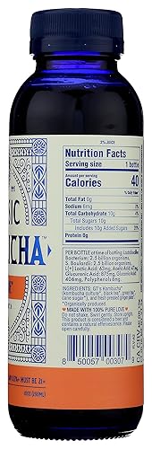 Miniatura 6 de GTS LIVING FOODS Kombucha dura de jengibre orgánico, 10 FZ