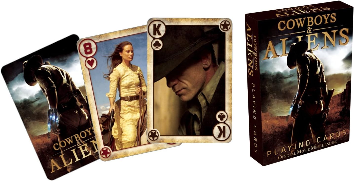 Cowboys And Aliens Playing Cards