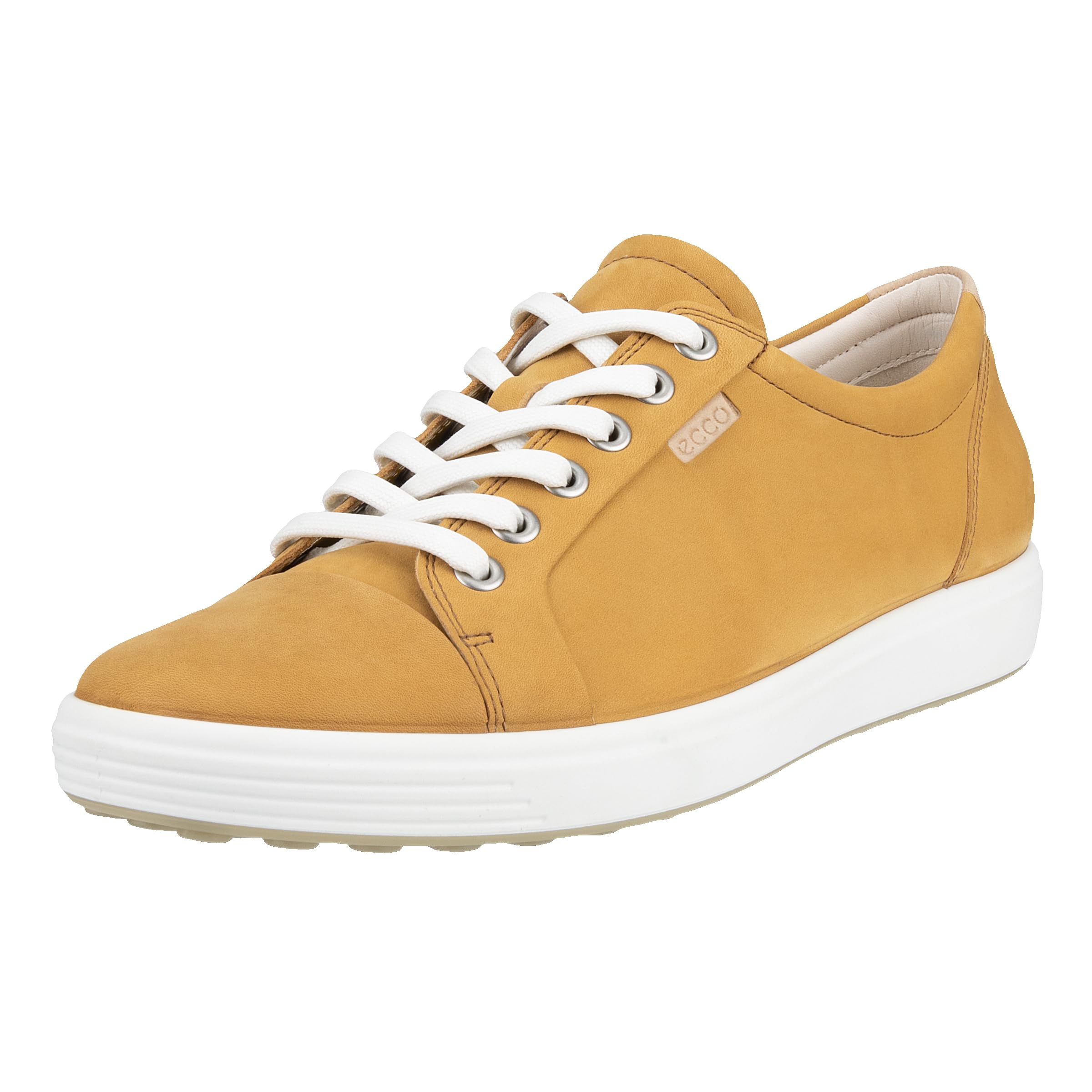ECCO Women's Soft 7 Sneaker, Coyote Nubuck, 12-12.5