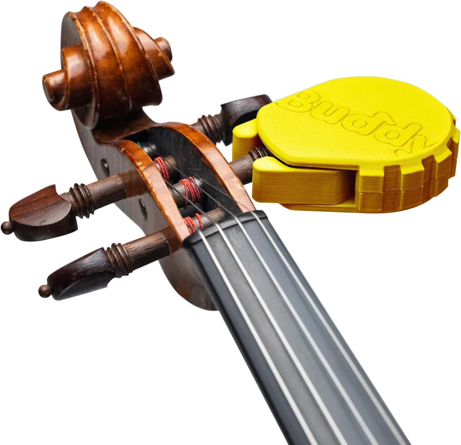Peg Buddy – Violin Peg Tuning Aid with Bow Screw Wrench | Easy Leverage Tool for Smooth Tuning & Maintenance (YELLOW)