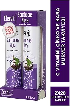 Orzax Efervit Sambucus Nigra 20 Efervesan Tablet