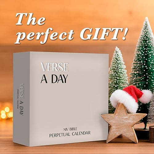 Miniatura 4 de Calendario perpetuo Verse A Day Disfrútalo año tras año, 365 versículos cristianos de la Biblia de la NVI para inspirar tu devocional diario