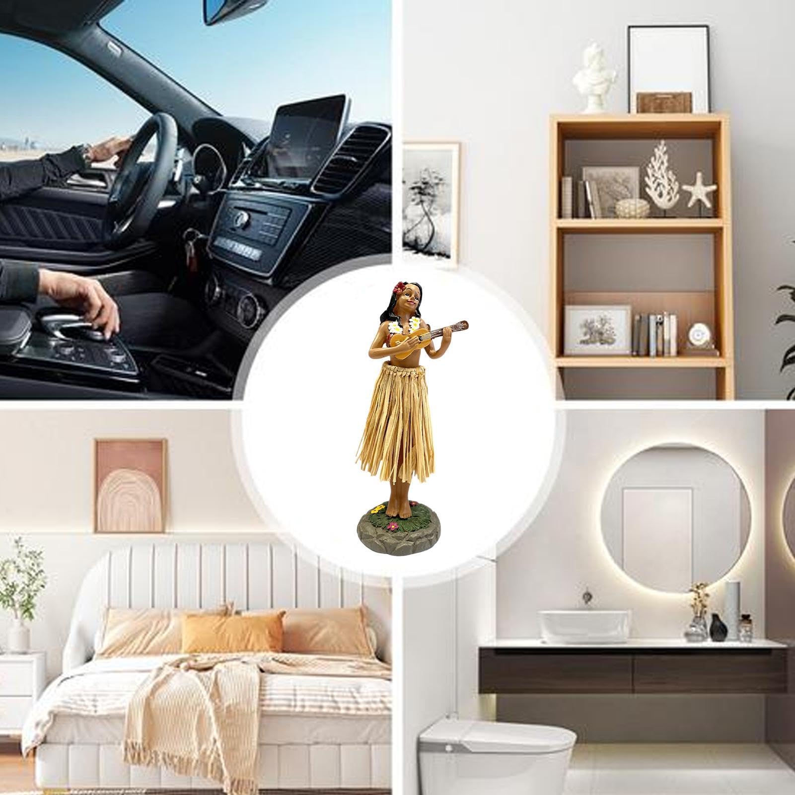 Ballerina Hawaiana per Cruscotto Auto Interni Figura Decorativa Console Centrale