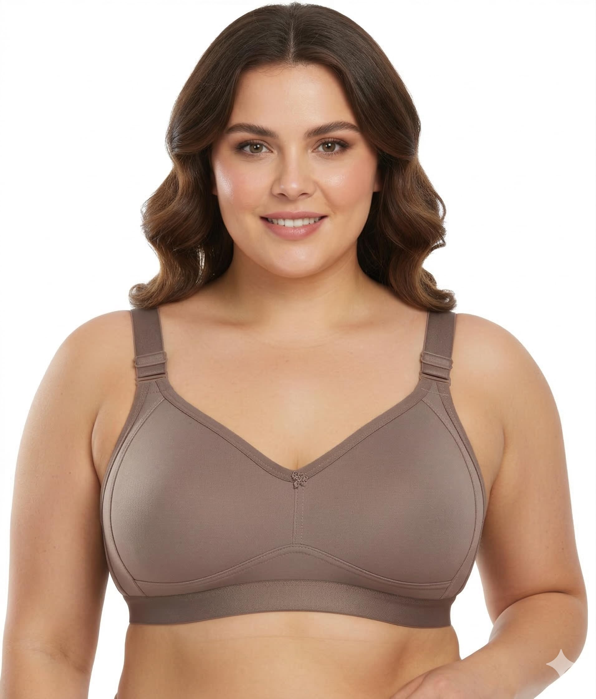 elina Womens Hosiery-Cotton Bra Delivers Full Coverage, Gentle Contouring, and Dependable Support You Can Rely On All Day (DINA) (Set of 1)-picture-2