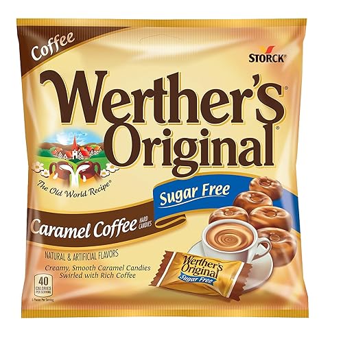 Miniatura 4 de Werther's - Paquete de 3 bolsas de caramelo duro original sin azúcar (1.46 onzas cada una) 3 sabores café, chocolate, caramelo, perfecto para