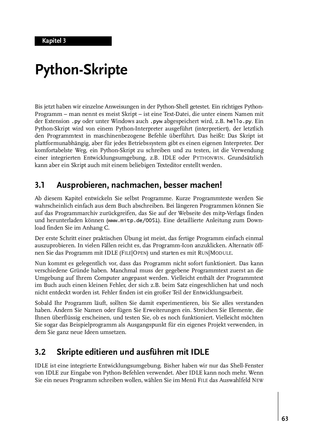 Python 3: Lernen und professionell anwenden. Das umfassende Praxisbuch (mitp Professional)