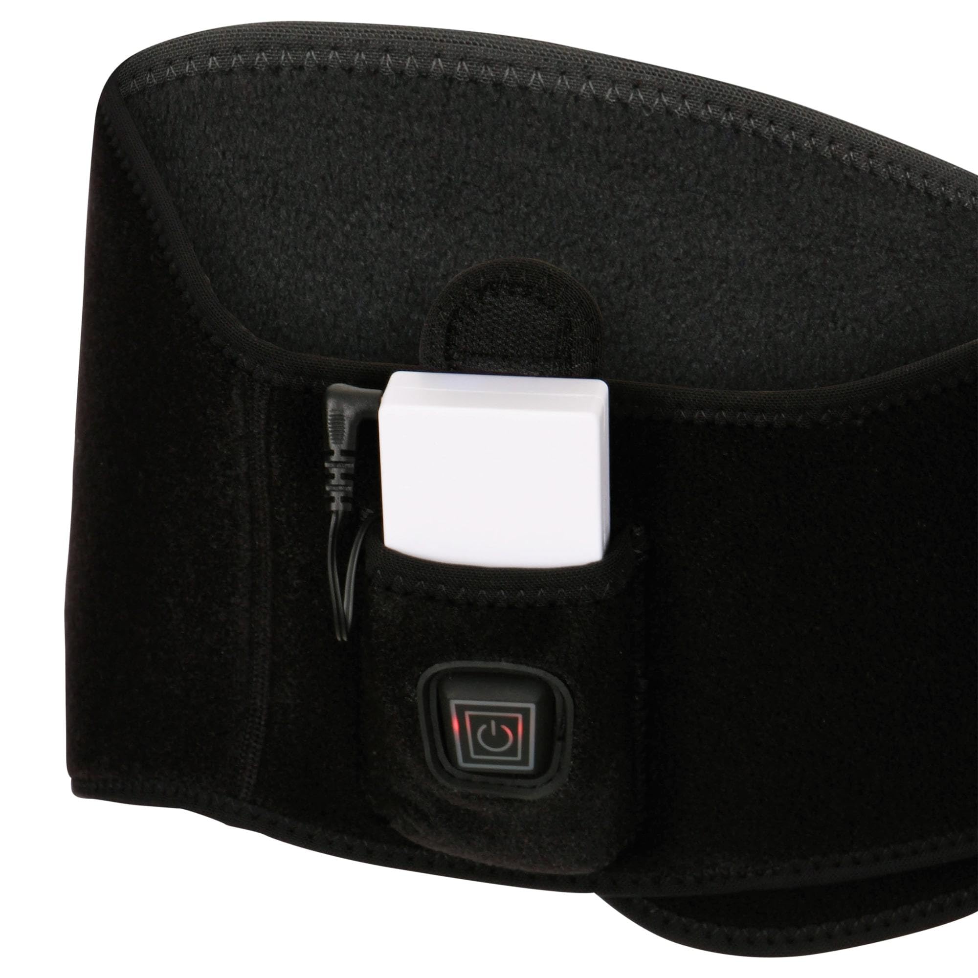 G-Heat - Ceinture lombaire chauffante massante - Relaxe - soulage les douleurs et tensions. Fournie avec batterie et câble de recharge