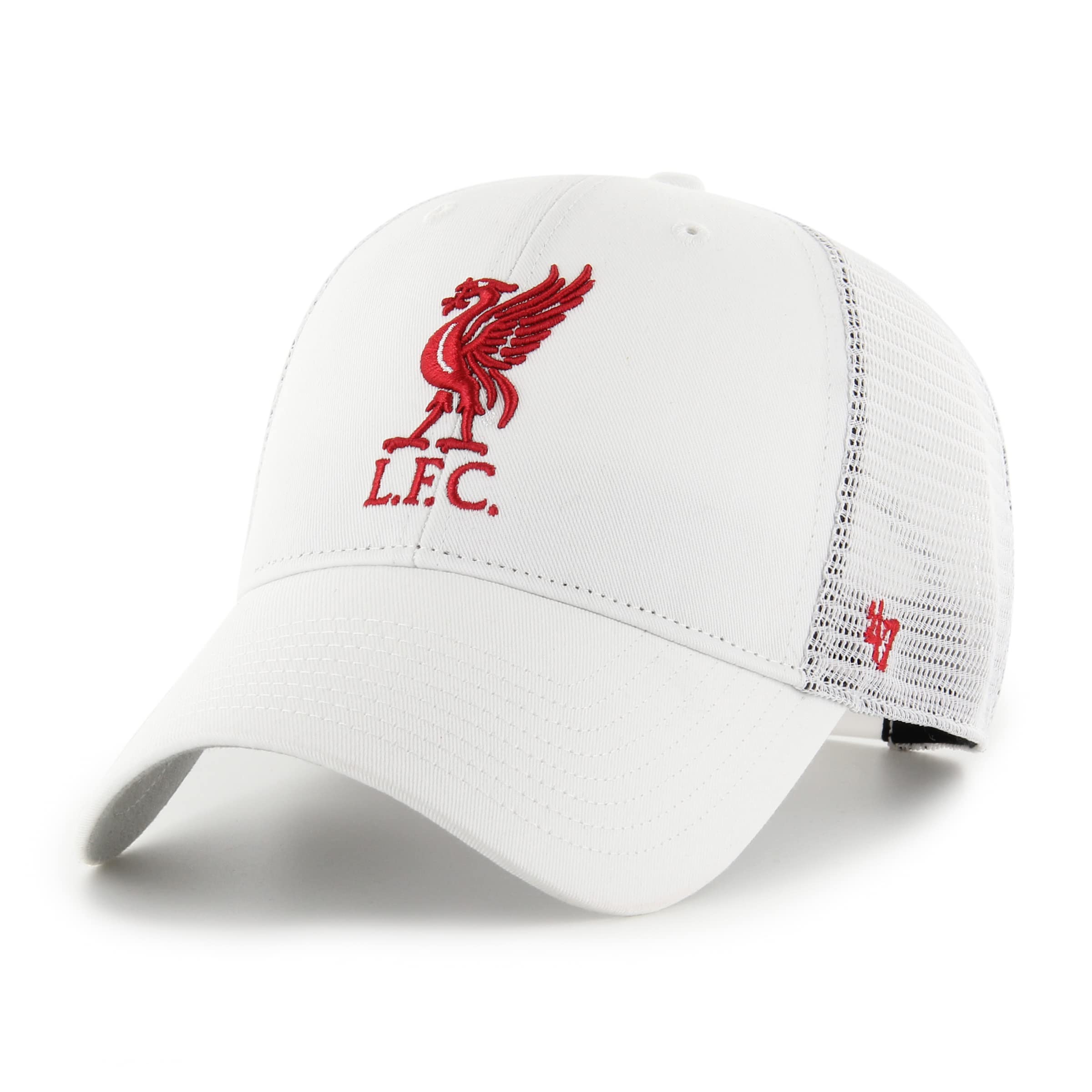 47 Brand Trucker Snapback Cap - Branson FC Liverpool White
