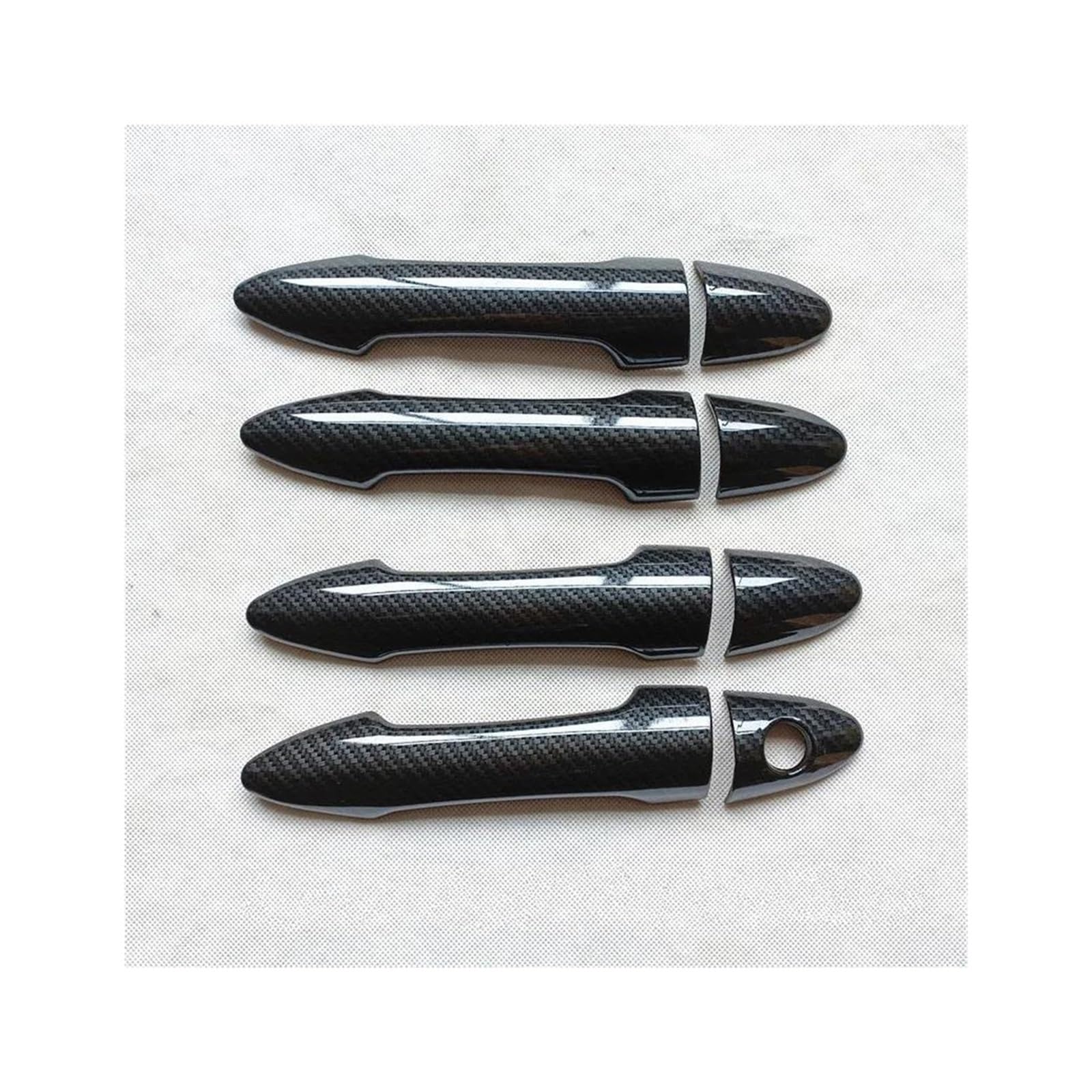 for Kia for Picanto for Morning 2012 2013 2014 2015 2016 Accessories Door Handle Cover Trim Plastic Imitation Carbon Fiber