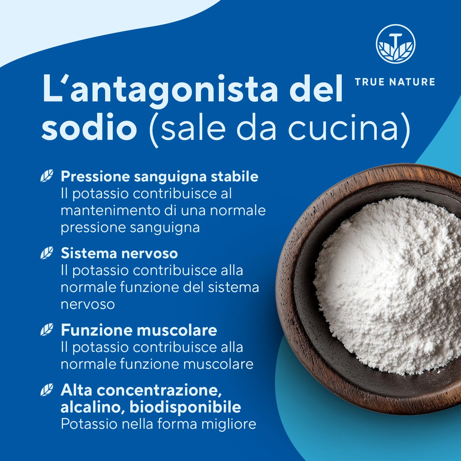 Potassio – 2.222 mg al giorno – 400 capsule – Citrato di potassio con potassio elementare – Scorta per 6 mesi – Vegano e senza additivi - testato in Laboratorio, produzione Tedesca – TRUE NATURE®