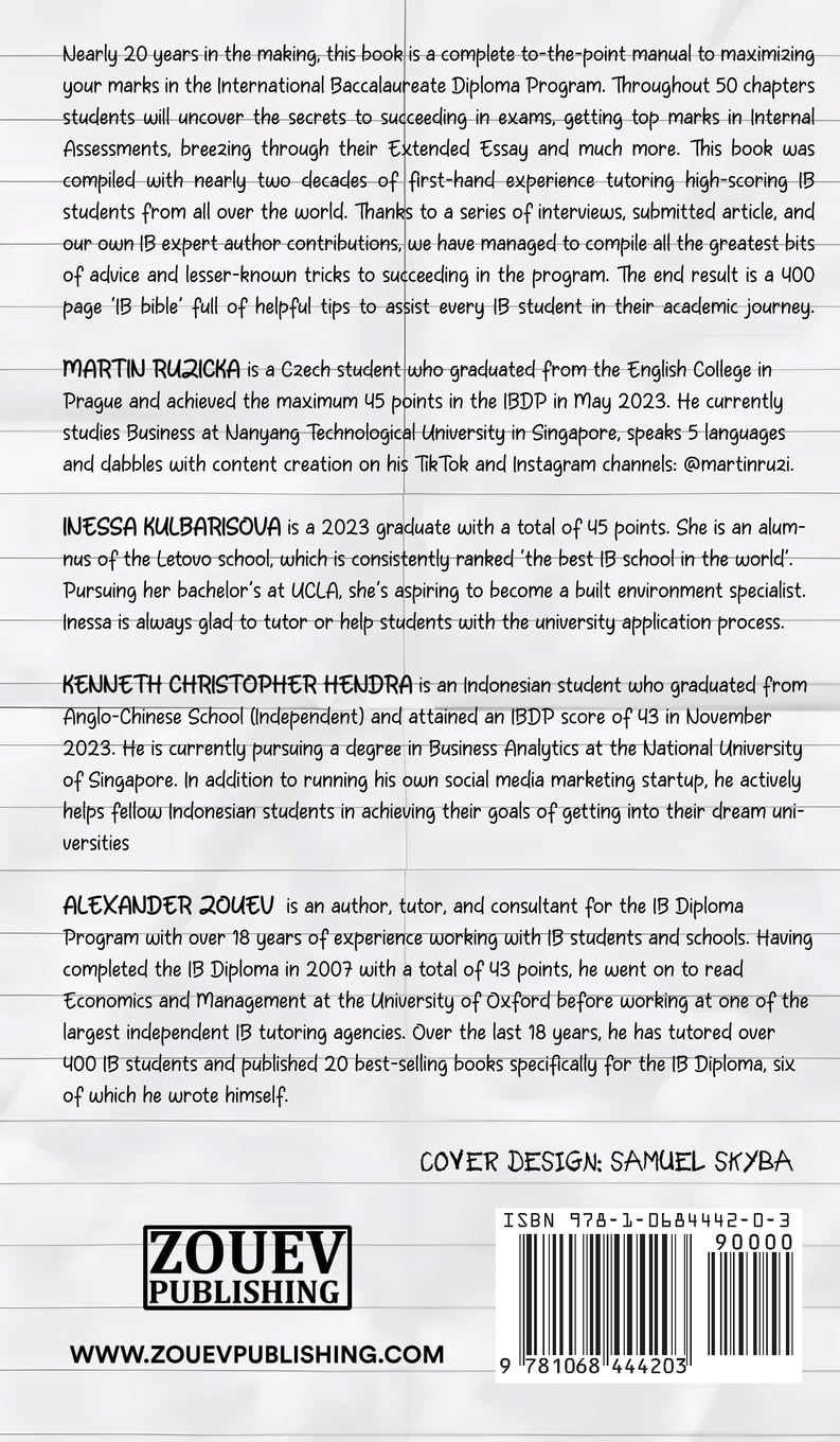 50 Tips, Tricks, and Secrets for the Successful IB Student
