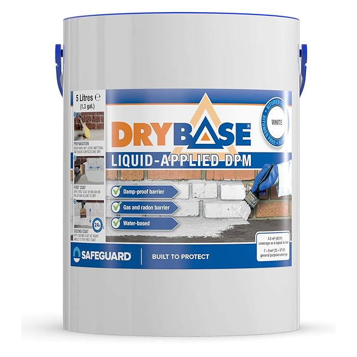 Buy Drybase 5 litres White Liquid Damp Proof Membrane Liquid DPM Damp