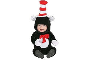 Adorable and Whimsical Dr. Seuss Cat in the Hat Costume for Precious Infants