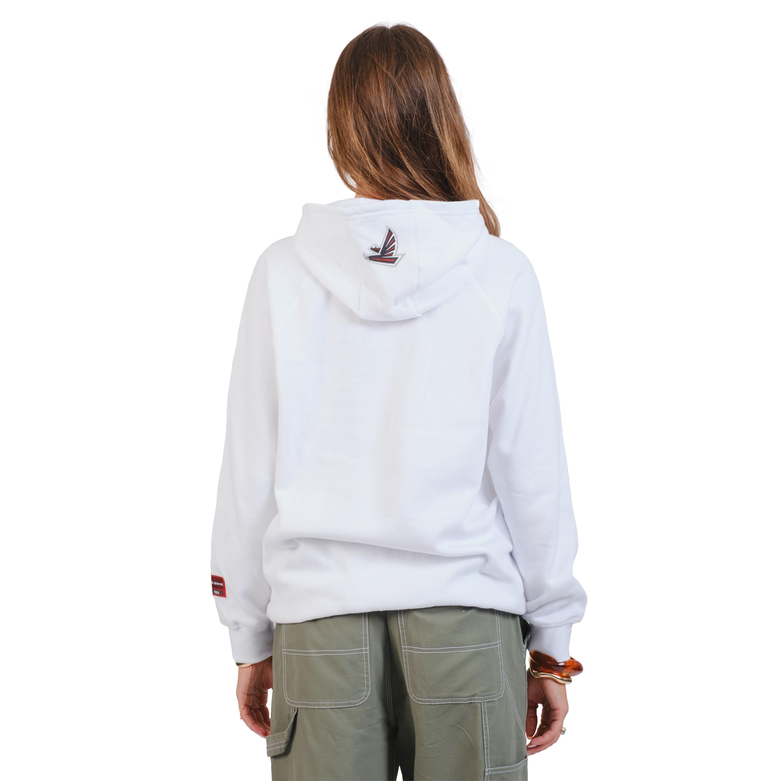 Ultra Game Women's NFL Official Super Soft Tie Neck Hoodie Sweatshirt