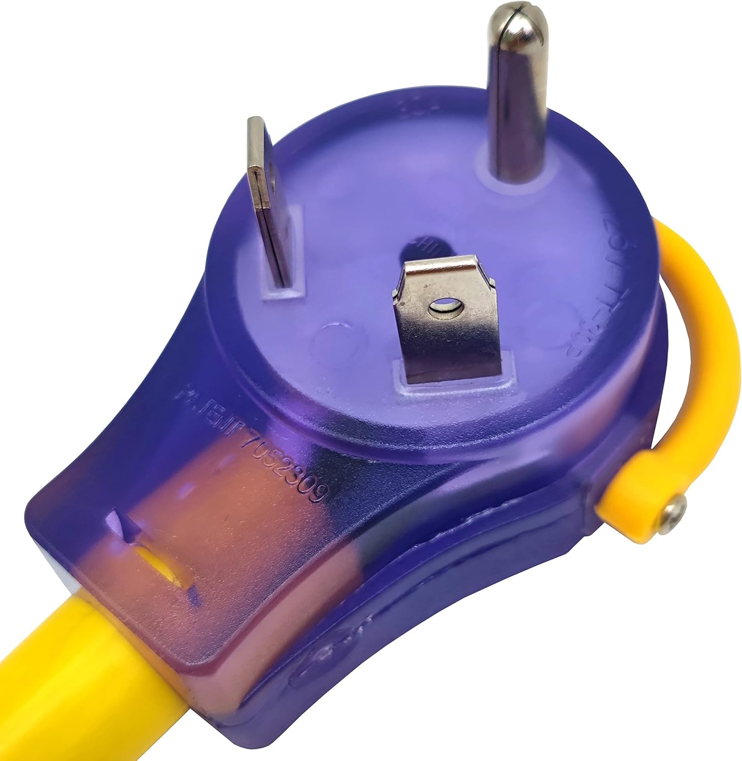 Parkworld 692088Y RV 30A Splitter, TT-30 Y Splitter Cord, TT-30P to (2) TT-30R Dual Outlet Lighted Connector 3FT