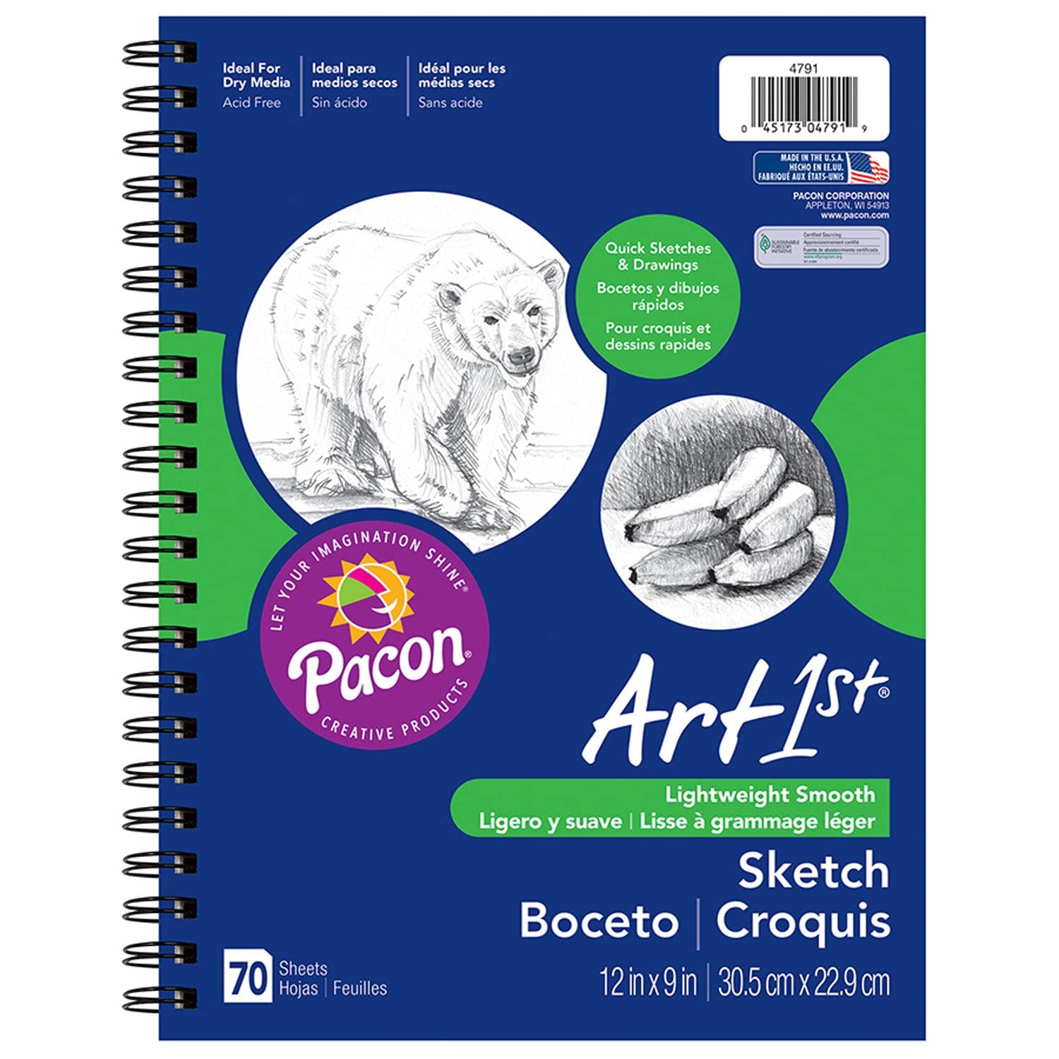 UCreate ART1ST Sketch Diary 12 X 9
