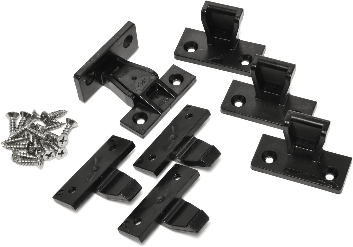 Hafele Keku push in concealed fixing for kitchen, bedroom and kitchen units set of 4