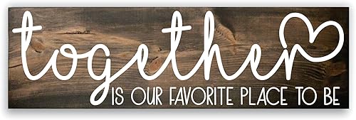 Miniatura 1 de Together is our favorite place to be sign  Master bedroom wall decor  Master bedroom signs  Sign for master bedroom  Together sign