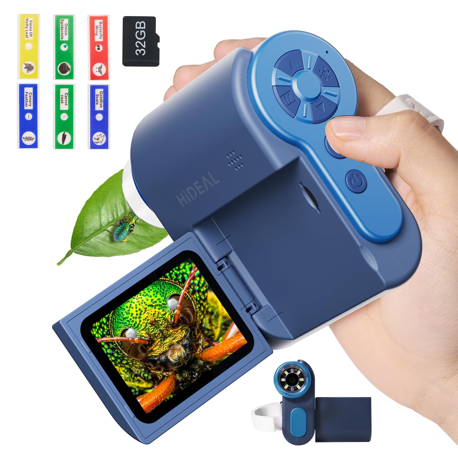 Amazon.com: Hideal HP20 IPS Microscope for Kids: [3-in-1] [Easy