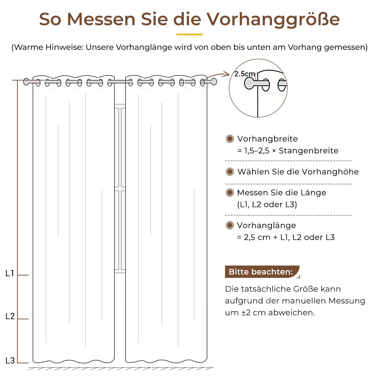 INOVADAY 100% Verdunklungsvorhänge 2 Stück Grau, H245xB140 cm | Gardinen mit Ösen Wohnzimmer, Vorhang Blickdicht Leinenoptik, Thermovorhang für Schlafzimmer, Geräuschreduzierend, OEKO