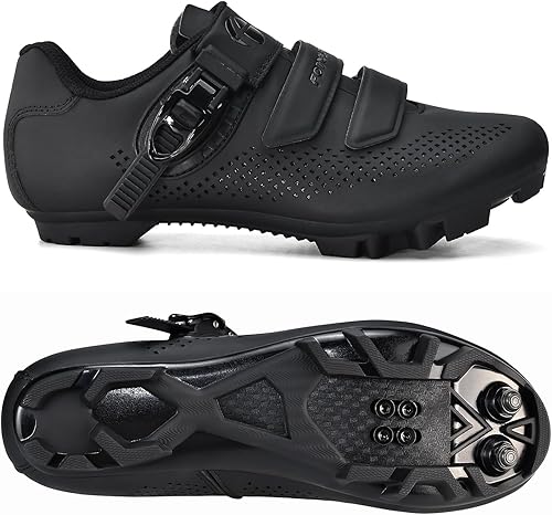 Miniatura 2 de Zapatos de ciclismo de montaña para hombre, zapatos de bicicleta MTB compatibles con Shimano SPD