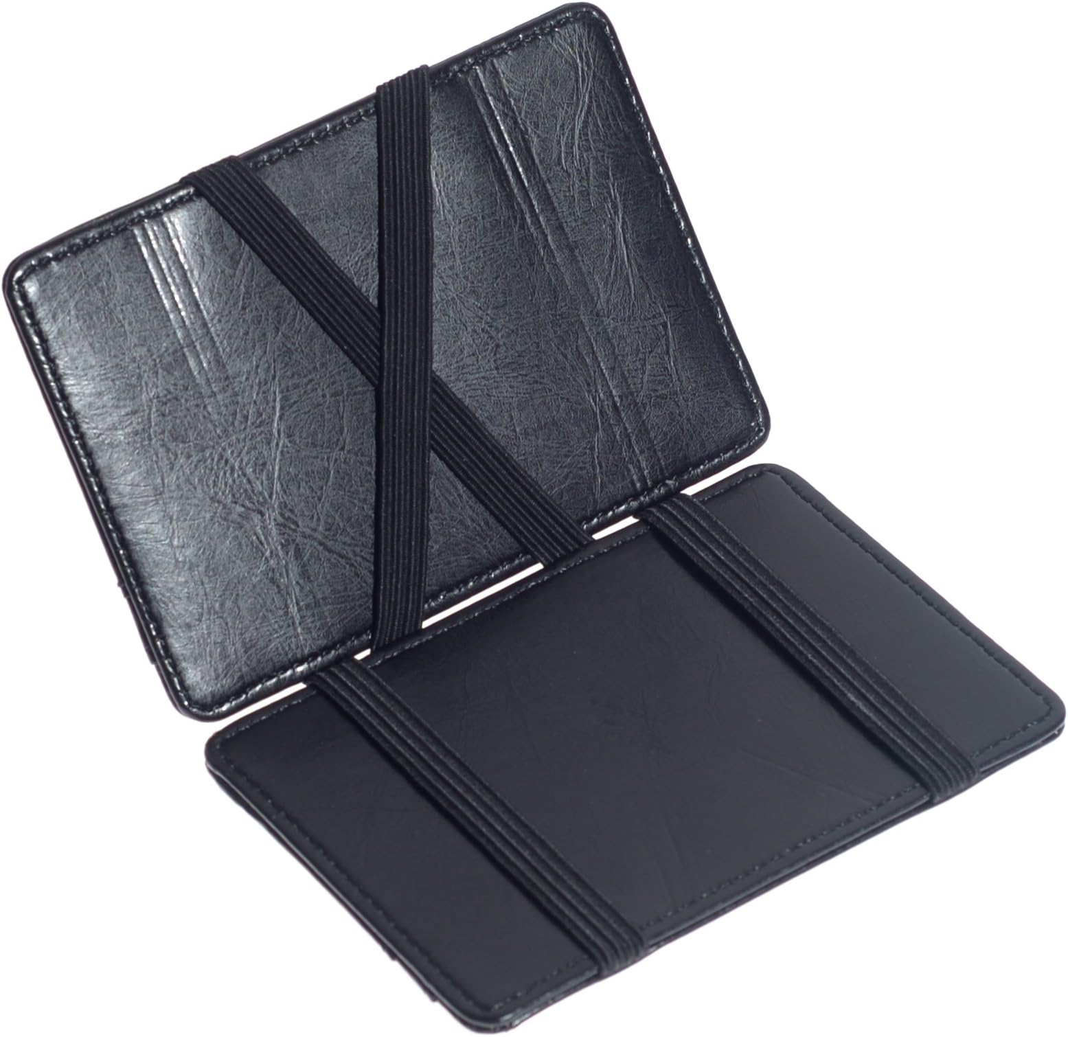 Men's Fashion Magic Money Clip Leather Minimalistic Slim Wallet