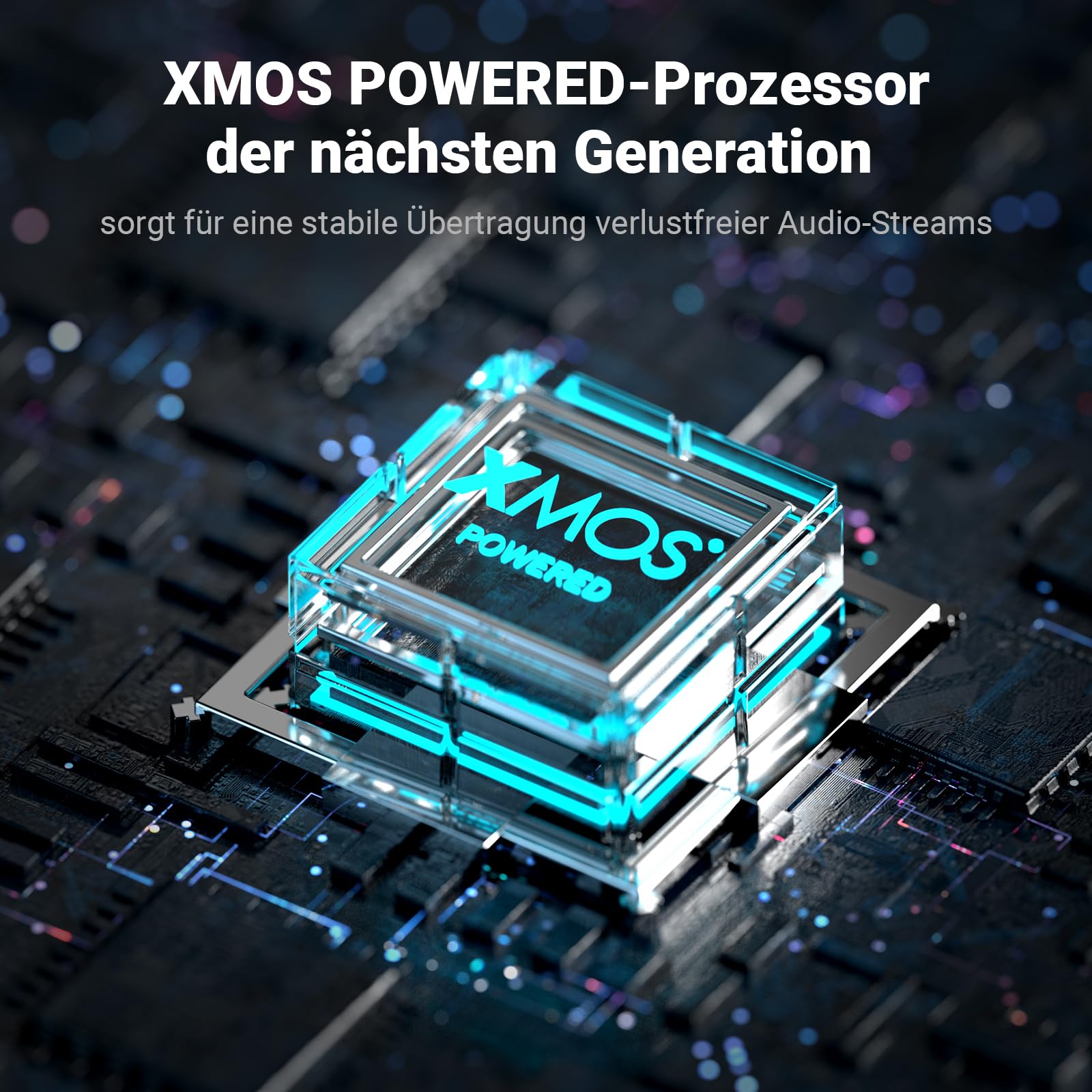 Fosi Audio DS3 USB-C DAC-Verstärker-Dongle, Tragbarer Kopfhörerverstärker mit Gaming 7.1 Spatial Audio,ES9039Q2M XMOS POWERED, DSD512, 3,5 mm Single 4,4 mm Symmetrisch für PC/Telefon/PS5/Switch,Silber
